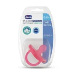 پستانک ارتودنسی سیلیکونی 0 تا 6 ماه چیکو Chicco رنگ صورتی