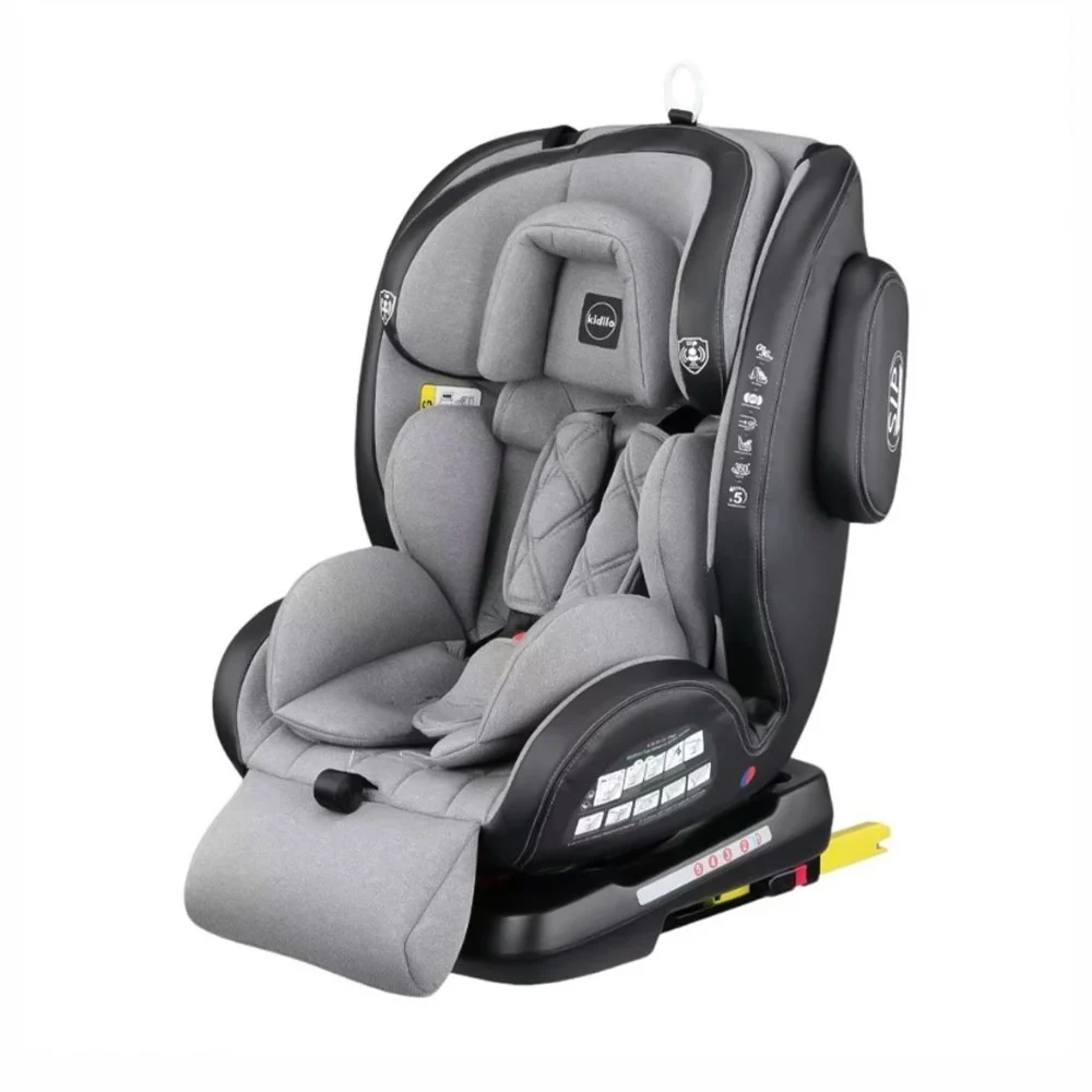 صندلی ماشین کودک کیدیلو Kidilo مدل KBH308 Pro رنگ طوسی روشن