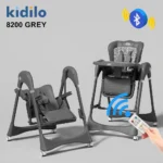 صندلی غذای تاب شو برقی کیدیلو Kidilo مدل 8200 رنگ طوسی