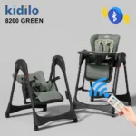 صندلی غذای تاب شو برقی کیدیلو Kidilo مدل 8200 رنگ سبز