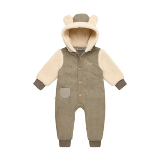 سرهمی تدی دو رنگ مامی لند Mamiland مدل Mocka رنگ قهوه‌ای