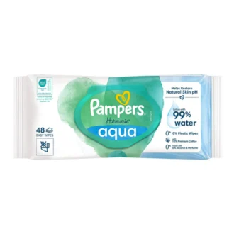 دستمال مرطوب 99 درصد آب پمپرز Pampers بسته 48 عددی