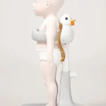 استند نگهدارنده حمام کودک و نوزاد طرح اردک