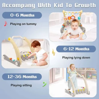 تشک بازی و واکر دو کاره هانگر Huanger طرح پیانو