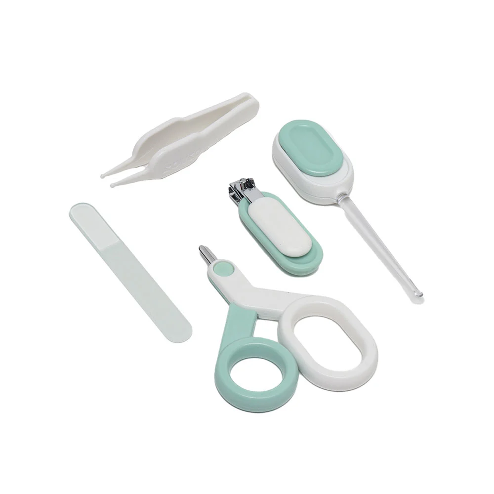 ست مانیکور نوزاد 5 تکه رووکو Rovco مدل قاب دار سبز