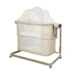 گهواره و تخت کنار مادر برقی کول بیبی Cool Baby مدل 5in1 رنگ کرم