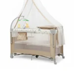 تخت و پارک نوزاد کول بیبی Cool Baby مدل KDD-P916202 رنگ کرم