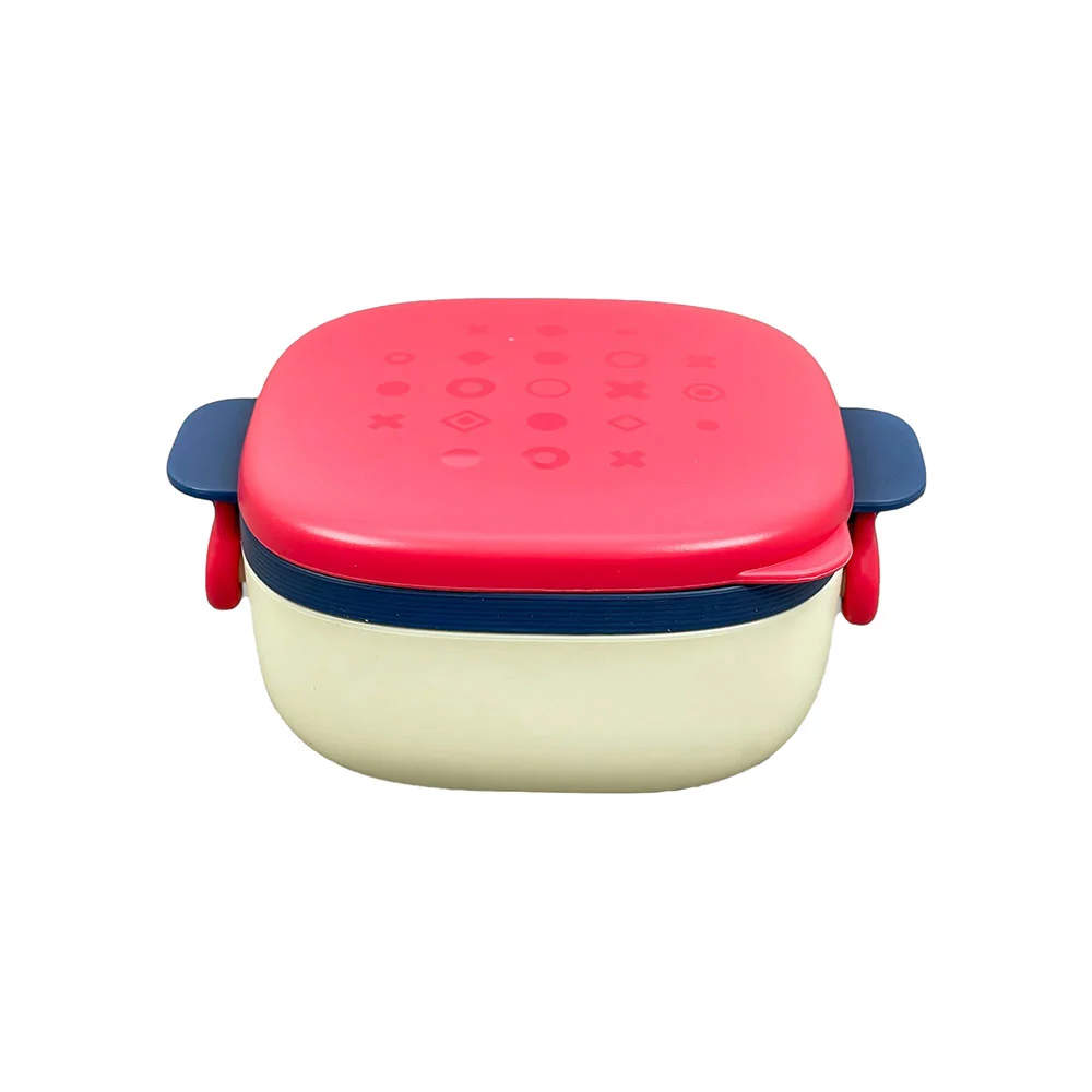 ظرف غذای استیل رووکو Rovco مدل درب دار کرم