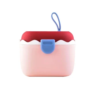 ظرف ذخیره شیر خشک رووکو Rovco پیمانه دار رنگ صورتی