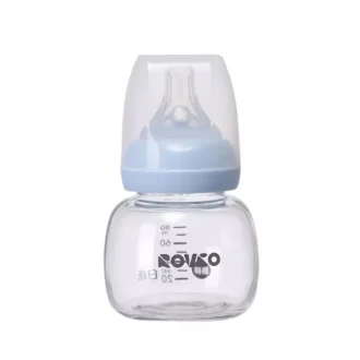 شیشه شیر پیرکس رووکو Rovco حجم 80 میلی لیتر رنگ آبی