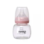 شیشه شیر پیرکس رووکو Rovco حجم 80 میلی لیتر رنگ صورتی