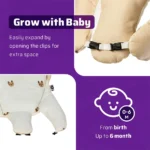 آغوشگیر و قنداق سوئیسی الن بیبی Elen Baby طرح خرگوش