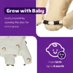 آغوشگیر و قنداق سوئیسی الن بیبی Elen Baby طرح دایناسور