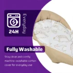 آغوشگیر و قنداق سوئیسی الن بیبی Elen Baby طرح دایناسور